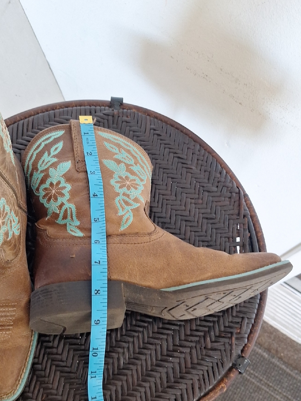 Ariat Girls Kid Boots Size 1 - Picture 10 of 12
